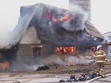 Barn Fire - Liberty Road - July 2006
