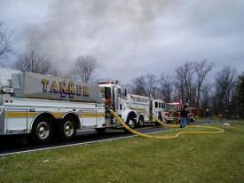Barn Fire - Hooper Road - January 2007