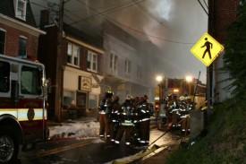 Building Fire - Main Street, Mount Airy - September 2007