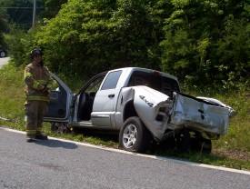 Motor Vehicle Crash with Auto Fire - Route 26 & Freter Road - June 2008