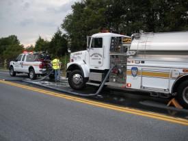 Brush Fire - Liberty Road - August 2008