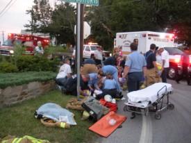 Motor Vehicle Crash - Salem Bottom Road and Old Liberty Road - July 2008