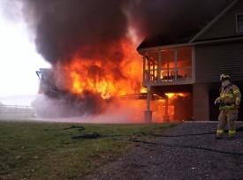 House Fire - Bennett Branch Road (Mt. Airy) - December 2008