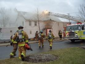 Building Fire - East Ridgeville Blvd (Mt. Airy) - December 2008