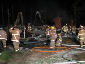 Barn Fire - Equestrian Drive - August 2008