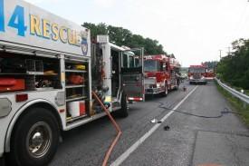 Motor Vehicle Crash with Entrapment - Route 27 & Roop Road (Mt. Airy) - July 2008