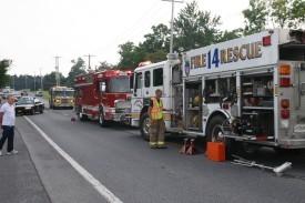 Motor Vehicle Crash with Entrapment - Route 27 & Roop Road (Mt. Airy) - July 2008
