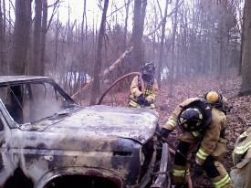 Truck Fire - Bear Branch Road - November 2008