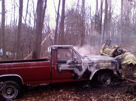 Truck Fire - Bear Branch Road - November 2008