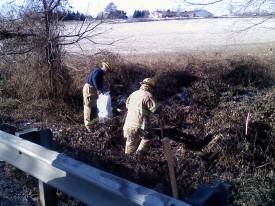 Motor Vehicle Crash with Haz Mat - Route 97 and Chiseled Stone Road - January 2009