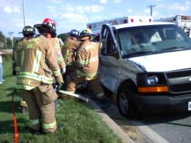 Motor Vehicle Crash with Entrapment - Route 26 & Enterprise Street - June 2009