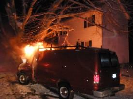 Auto Fire - Woodbine Road - February 2009