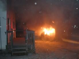 Auto Fire - Woodbine Road - February 2009