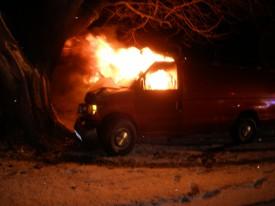 Auto Fire - Woodbine Road - February 2009