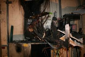 Building Fire - Liberty Road - February 2009