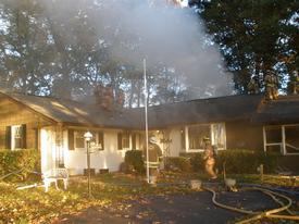 House Fire - White Rock Road - October 2009