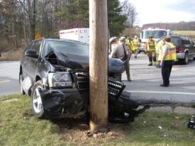 Motor Vehicle Crash - Freter Road & Old Liberty Road - April 2009
