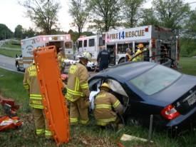 Motor Vehicle Crash with Entrapment - Woodbine Road - May 2009