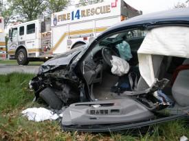Motor Vehicle Crash with Entrapment - Woodbine Road - May 2009