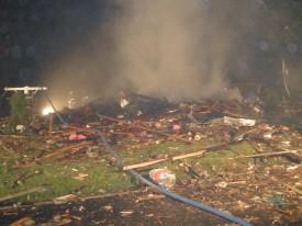 House Explosion - Flag Marsh Road (Mt. Airy) - May 2009