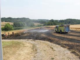 Field Fire - 200 Block of Streaker Road - July 2010