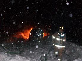 Auto Fire - Old Washington Road - February 2010