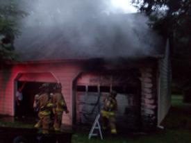 Garage Fire - 5100 Block of Perry Road - August 2010