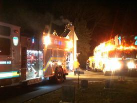 Chimney Fire - 6000 Block of Old Washington Road - December 2010
