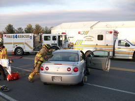 Motor Vehicle Crash with Entrapment - Klees Mill Road and Ronsdale Road - January 2010