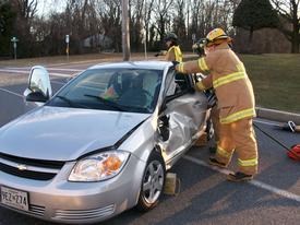 Motor Vehicle Crash with Entrapment - Klees Mill Road and Ronsdale Road - January 2010
