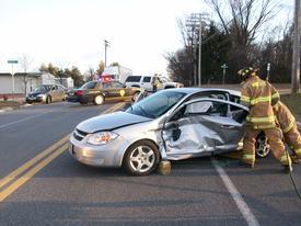 Motor Vehicle Crash with Entrapment - Klees Mill Road and Ronsdale Road - January 2010