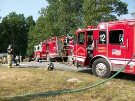 Barn Fire - Black Ankle Road, Frederick County - July 2010
