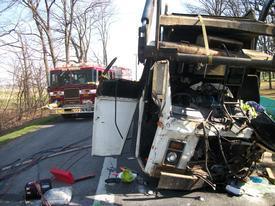 Motor Vehicle Crash with Entrapment - Ridge Road - April 2010