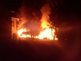 Garage Fire - 6400 Block of Woodbine Road - December 2010