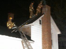 Chimney Fire - 6000 Block of Old Washington Road - December 2010