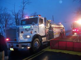 Barn Fire - Oak Orchard Road (Libertytown) - February 2010