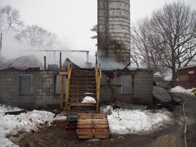 Barn Fire - Oak Orchard Road (Libertytown) - February 2010