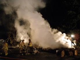 Garage Fire - Woodbine Road - December 2010