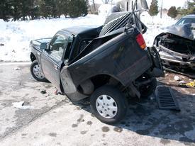 Motor Vehicle Crash with Medevac - Route 26 and Roop Road - February 2010