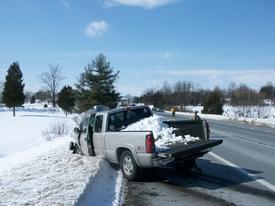 Motor Vehicle Crash with Medevac - Route 26 and Roop Road - February 2010