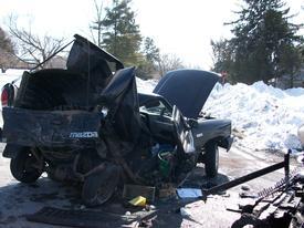 Motor Vehicle Crash with Medevac - Route 26 and Roop Road - February 2010