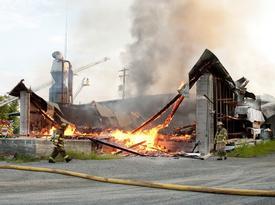 Building Fire - 600 Block of Main Street, Woodsboro (Frederick County) - Tanker 14 - July 2010