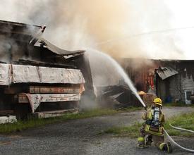 Building Fire - 600 Block of Main Street, Woodsboro (Frederick County) - Tanker 14 - July 2010
