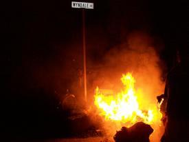 Outside Fire - Salem Bottom Road - June 2010