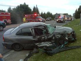 Motor Vehicle Crash - Route 27 & Gillis Falls Road (Mount Airy) - June 2010