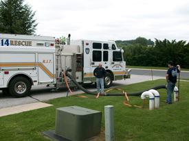 May 2010 - Testing Underground Water Supply Tanks