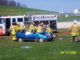 Every 15 minutes - Auto Extrication Demostration - South Carroll High School - April 2008