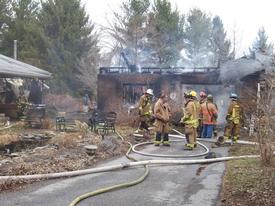 March 2011 - Garage Fire - 7000 block of Old Washington Road (Sykesville box 12-4)