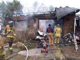 March 2011 - Garage Fire - 7000 block of Old Washington Road (Sykesville box 12-4)