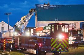 July 2011 - Church Fire - 5100 block of Woodville Road (Frederick County)